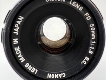 K917.918▽ Canon FTb QL FD 50mm F1.8 S.C. TOSHIBA QCC-2500 キヤノン MF 一眼レフ 単焦点レンズ 35ｍｍフィルムカメラ ストロボ_画像10