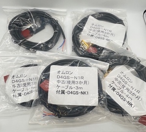 K1044■【6点セット】 OMRON オムロン ドア スイッチ セーフティ D4GS-N1R D4GS-NK1 E2E-X8MD1 近接センサー ケーブル 部品 ■