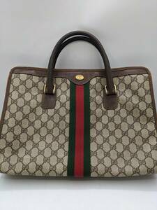 N35829〇 GUCCI グッチ オールドグッチ ブリーフケース 書類ケース ビジネスバッグ トート ブランドバッグ ヴィンテージ 鞄 カバン