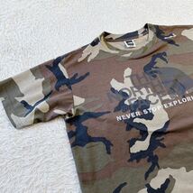 THE NORTH FACE/ザノースフェイス 半袖Tシャツ Camouflage カモフラージュティー カモフラ 迷彩 NT32431 カーキ メンズ L_画像4