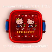 当時物 レトロ　 Hello Kitty ハローキティ　 ミニ 小物入れ ケース 保存容器 ミミィ 赤 タッパー 2000年/おまけ プラケース　サンリオ_画像2