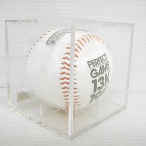 4206 佐々木郎希 ROKI SASAKI マリーンズオンラインストア限定受注販売品 記念ボール PERFECTGAME 2022.04.10の画像3