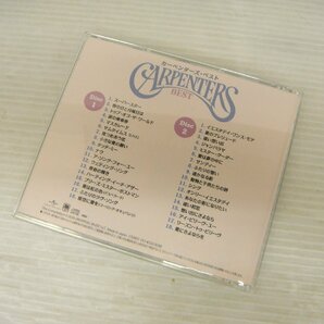 4402 美品 CD カーペンターズ ベスト CARPENTERS BEST ユニバーサル 2枚組/36曲 帯あり クリックポストの画像2