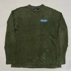 h431 90s アメリカ 製 Manastash ヘンプ Tシャツ L カーキ ロンT シャツ USA マナスタッシュ vintage ビンテージ