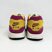 美品★NIKE/ナイキ★AirMax1/エアマックス1★ダイナミックベリー★パープル/紫×イエロー/黄★875844-500★28cm_画像8