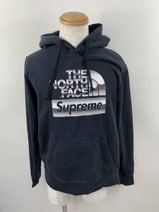 131-KM2782-100s Supreme THE NORTH FACE シュプリーム ノースフェイス 18SS Metalic Logo Hooded Sweatshirt パーカー スウェット Sサイズ