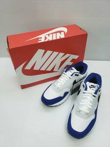 153-KB2081-100: ナイキ エア マックス 1 NIKE AIR MAX 1 ホワイト ディープロイヤルブルー ピュアプラチナム ブラック FD9082-100 未使用