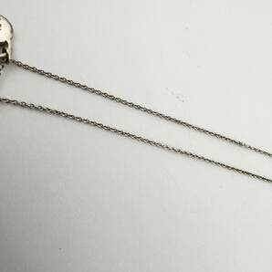 15709/ TIFFANY & Co. 925 ティファニー ダブルハート ネックレス アクセサリー 箱・巾着付きの画像3