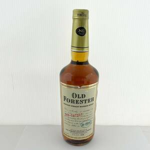 15727/【未開栓】OLD FORESTER KENTUCKY STRAIGHT BOURBON WHISKY ウイスキー 750ml 43% 洋酒