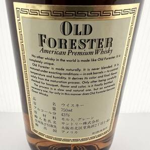 15727/【未開栓】OLD FORESTER KENTUCKY STRAIGHT BOURBON WHISKY ウイスキー 750ml 43% 洋酒の画像4