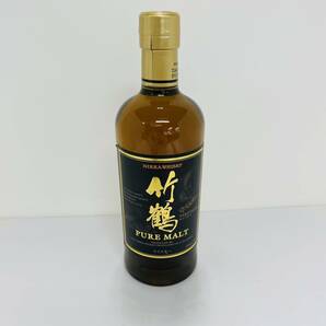 15864/【未開栓】竹鶴 TAKETSURU PURE MALT NIKKA WHISKY ピュアモルト ニッカウイスキー 700ml 43% 洋酒の画像1