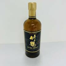 15864/【未開栓】竹鶴 TAKETSURU PURE MALT NIKKA WHISKY ピュアモルト ニッカウイスキー 700ml 43% 洋酒_画像1