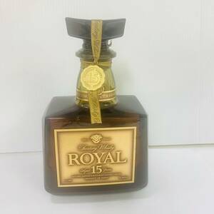 15886/【未開栓】SUNTORY WHISKY ROYAL 15年 サントリー ウイスキー ローヤル ゴールドラベル 750ml 43% 洋酒