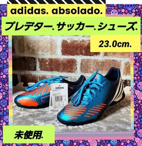 adidas. プレデター.サッカー、トレ-ニングシューズ、23.0cm