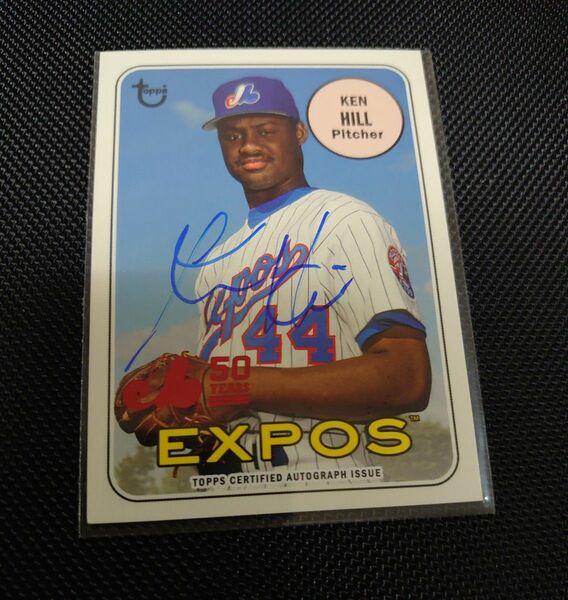 2019 Topps Archives Montreal Expos Ken Hill /10 直筆サインカード