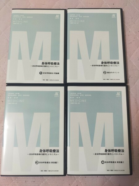 身体呼吸療法～身体呼吸誘導の操作とメカニズム～（全４枚セット・分売不可）ME105-S