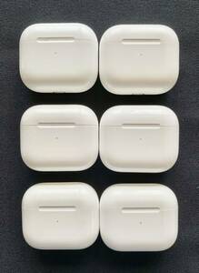Apple AirPods エアポッズ ◆ 第3世代 A2566 ◆ 充電ケースのみ 6点 セット まとめ売り ◆ 動作確認済み