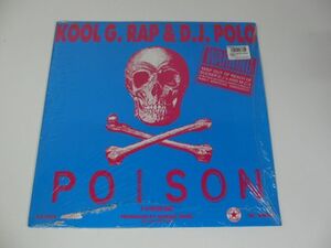 ＬPレコード KOOL G RAP & DJ POLO / POISON※シュリンク未開封ですが、少し破れあり