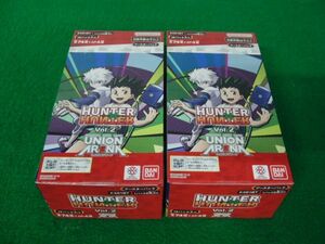 UNION ARENA ブースターパック HUNTER×HUNTER Vol.2 未開封2BOX※箱に傷みあり