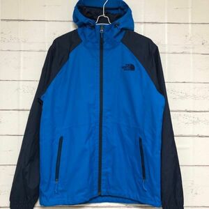 ノースフェイス　THE NORTH FACE　ナイロンジャケット　M　ブルー　ネイビー　ストレッチ　マウンテンパーカー　HYVENT　アウトドア