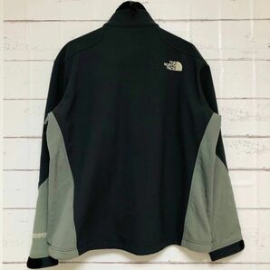 ノースフェイス THE NORTH FACE フルジップジャケット L グレー ストレッチ フリース アウトドア アウター メンズの画像3