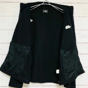 ノースフェイス THE NORTH FACE フリースジャケット フルジップ L ブラック 黒 ストレッチ アウトドア アウター メンズの画像4