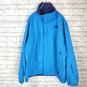 ノースフェイス　THE NORTH FACE　マウンテンパーカー　ナイロンジャケット　XXL　ブルー　アウトドア　大きいサイズ　アウター　メンズ