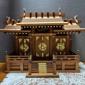 神棚　三社　本欅