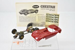 COX 1/24 CHEETAH slot car parts instructions etc. together [ cook s][chi-ta-][ custom model race car ][ plastic model ][ retro ][ that time thing ]H