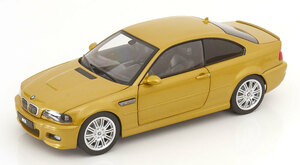 ノレブ 1/18 BMW M3 E46 2000 1000台限定 開閉 Norev 1:18 BMW M3 E46 2000 gelbmetallic 183000