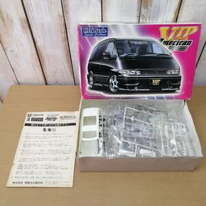 ◎24031622　プラモデル　AOSHIMA　TOYOTA ESTIMA EMINA G 4WD TWIN MOON ROOF KEN Style　アオシマ文化教材社　箱入り　保管品