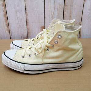 ●24040505 CONVERSE/コンバース ALL STAR/オールスター 1801 ハイカットスニーカー イエロー 1CL147 サイズ26.5cm 箱入り 保管品の画像3