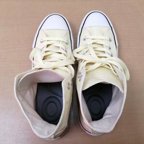 ●24040505 CONVERSE/コンバース ALL STAR/オールスター 1801 ハイカットスニーカー イエロー 1CL147 サイズ26.5cm 箱入り 保管品の画像7