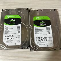 N25/26:【動作保証/使用0時間/二枚セット】3.5 SATA 4TB 1台 正常 seagate ST4000DM004-2CV104 3.5インチHDD_画像1