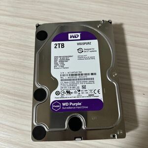 X46:【動作保証/使用0時間/AVコマンド対応】WDC WD20PURZ-85GU6Y0 3.5インチHDD SATA 2TB 2000GB