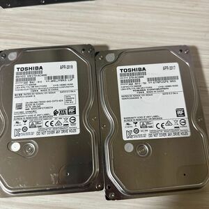 Q13/14(二枚セット):【動作保証/使用0時間 /AVコマンド対応】TOSHIBA DT01ACA050 3.5インチHDD 500GB SATA