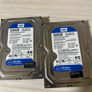 Q60/Q61( 2 шт. комплект ):* гарантия работы /* использование 0 час WDC SATA 3.5 дюймовый HDD SATA 500GB WD5000AZLX