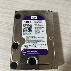 X17:【動作保証/使用0時間/AVコマンド対応】WDC WD20PURX-64P6ZY0 3.5インチHDD SATA 2TB 2000GB