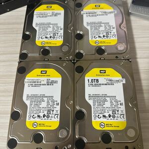 (動作保証/4枚セット/使用774時間から) 3.5インチHDD 1TB 1000GB WD1004FBYZ-20YCBB0