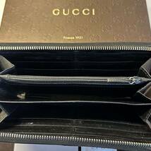 グッチ　GUCCI 財布　長財布　インプリメ　ラウンドファスナー　メンズ_画像7