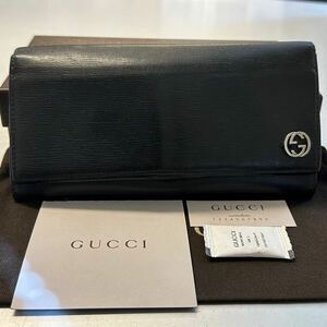 グッチ GUCCI 財布 二つ折り　長財布 シェリーライン　メンズ