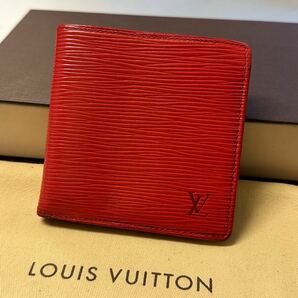 ルイヴィトン LOUIS VUITTON エピ ポルトフォイユ　マルコ 財布 二つ折り 折り財布　メンズ