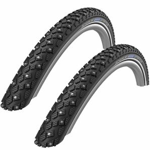 SCHWALBE(シュワルベ) 26x2.00インチ マラソン ウインター プラス スパイクタイヤ 2本セット　※送料未定