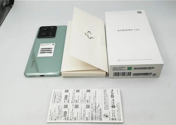 Xiaomi 13T 256GB メドウグリーン SIMロック解除品 残債なし