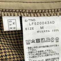 LOWRYS FARM ローリーズファーム 千鳥柄　タック パンツ sizeM/茶系 レディース_画像5