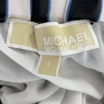 Michael Kors マイケルコース ストライプ　プリーツ ロングスカート sizeS/ブラック×ホワイト レディース_画像5