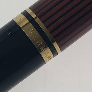 ゆうパケットOK Pelikan ペリカン スーベレーン ストライプ ボールペン/ブラック×レッド ユニセックスの画像5