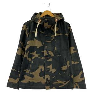 BEAMS ビームス 迷彩柄 マウンテンパーカー sizeS/ダークカーキ レディース