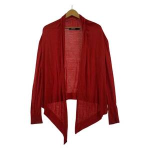 DKNY DKNY silk cardigan sizeS/ red lady's 