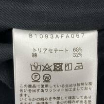 ゆうパケットOK 1er Arrondissement プルミエ アロンディスモン ベルト付き ワンピース size36/黒 レディース_画像8